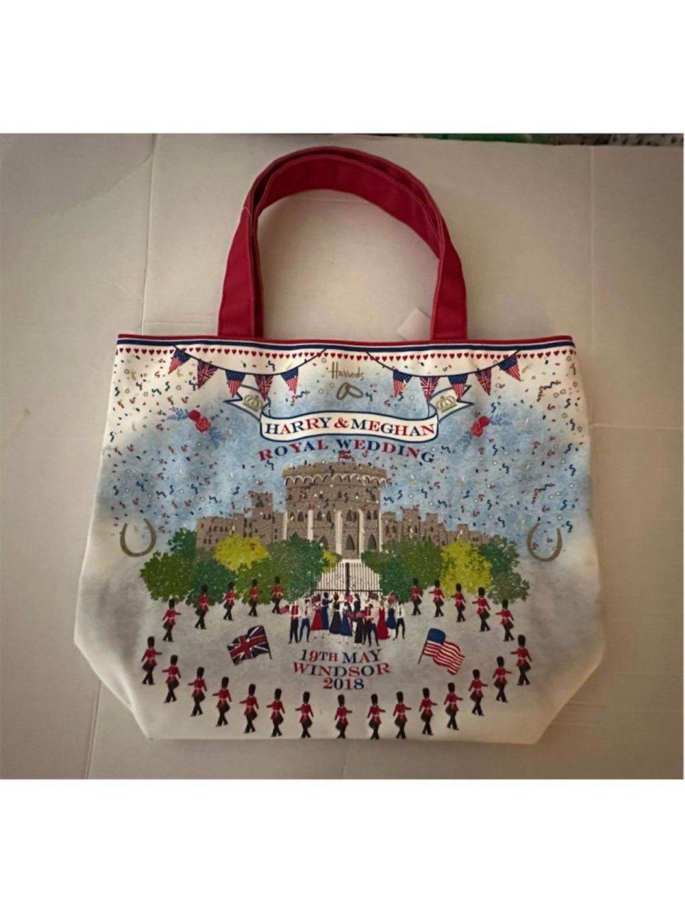 Royal Wedding Bundle Harry & Meghan Windsor Tote + Official Wedding CD